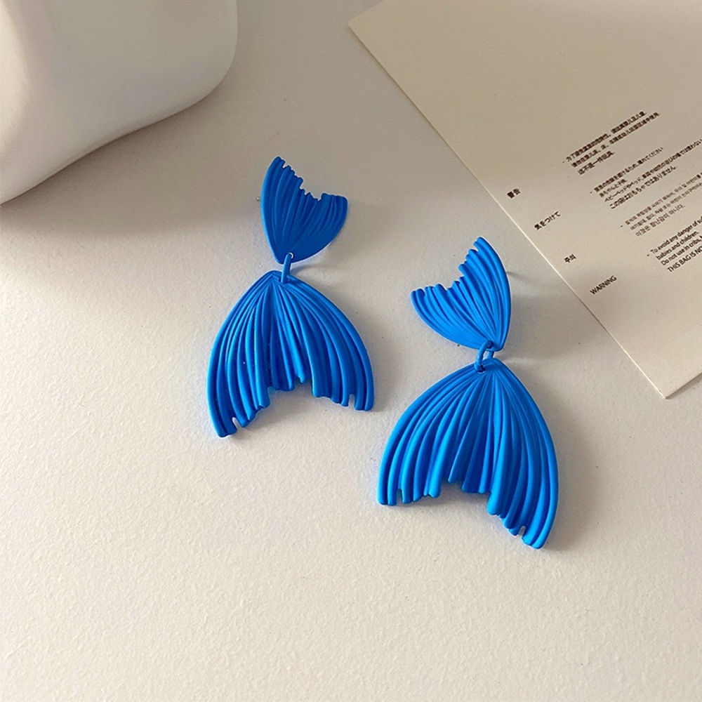 Royal Blue Tassel Earrings